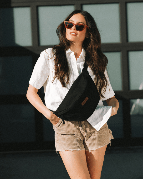Alternative view of Solid Bum Bag - Black