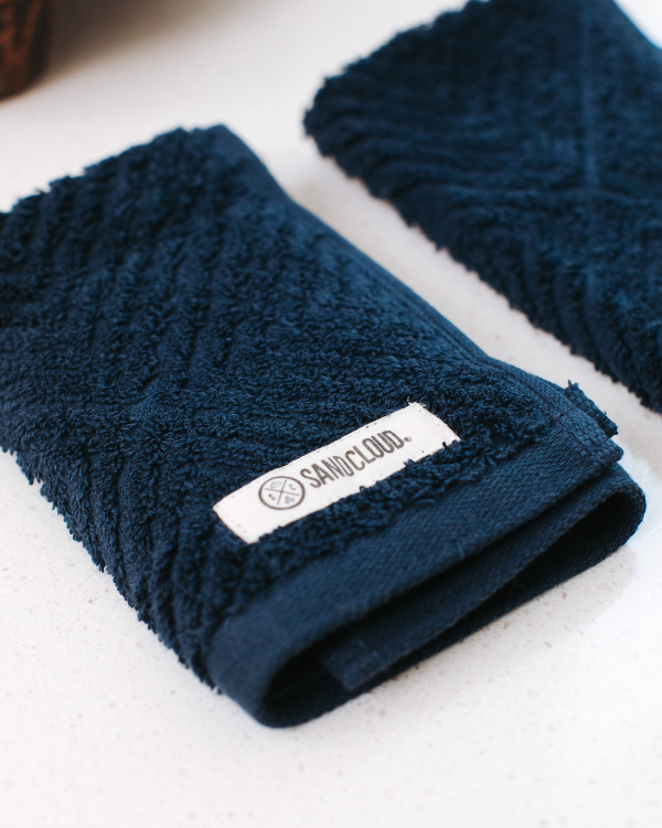 Alternative view of Willow Bath Washcloth Bundle - 6 Pack - Deep Ocean
