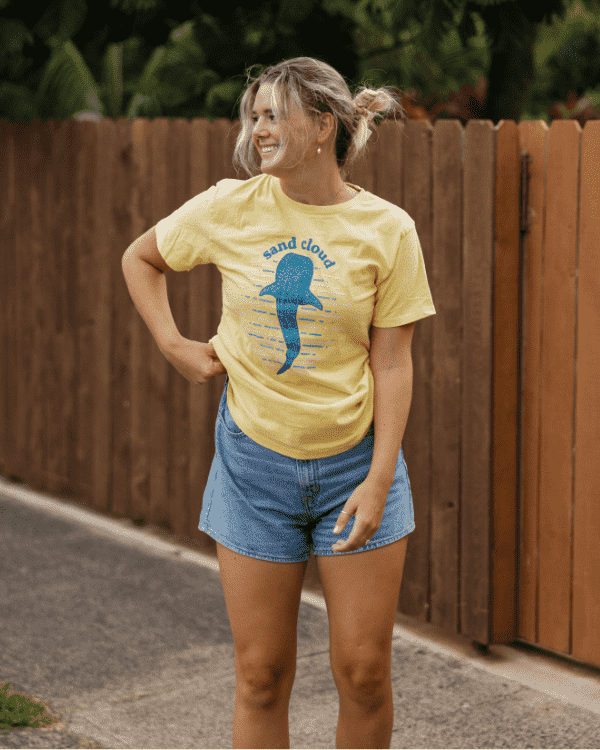 Alternative view of Spotted Shark SS Tee - Pastel Yellow