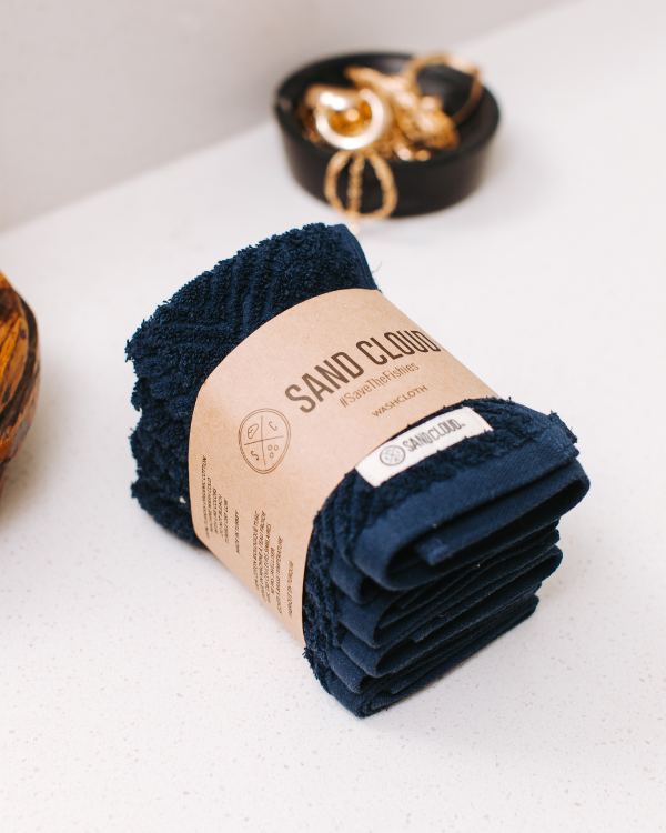 Willow Bath Washcloth Bundle - 6 Pack - Deep Ocean - Image 3