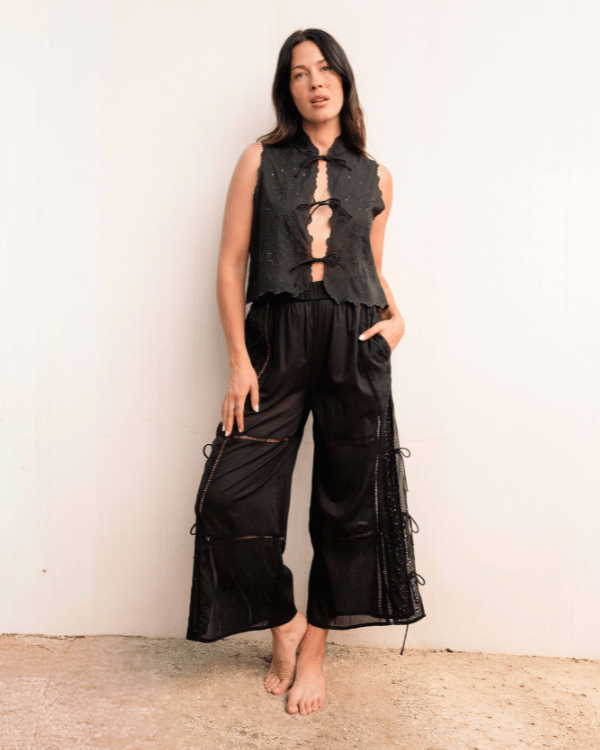 Alternative view of Mysore Vest - Capri Set