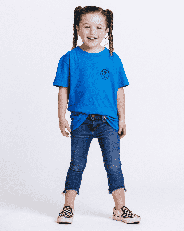 Alternative view of SC Dolphin Kids Tee - Sapphire Blue