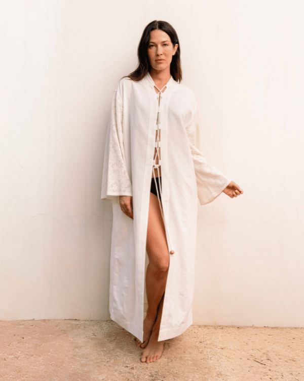 Alternative view of Fiji Lace Up Duster