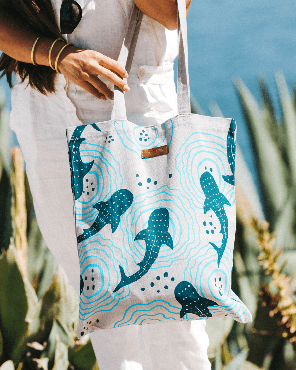 Shark Ripples Everyday Tote - Image 3