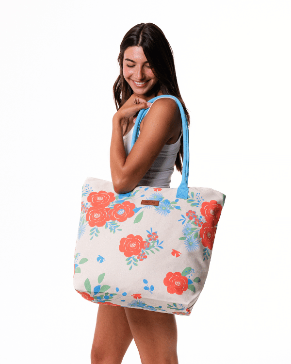 Floral Beach Tote - Image 3