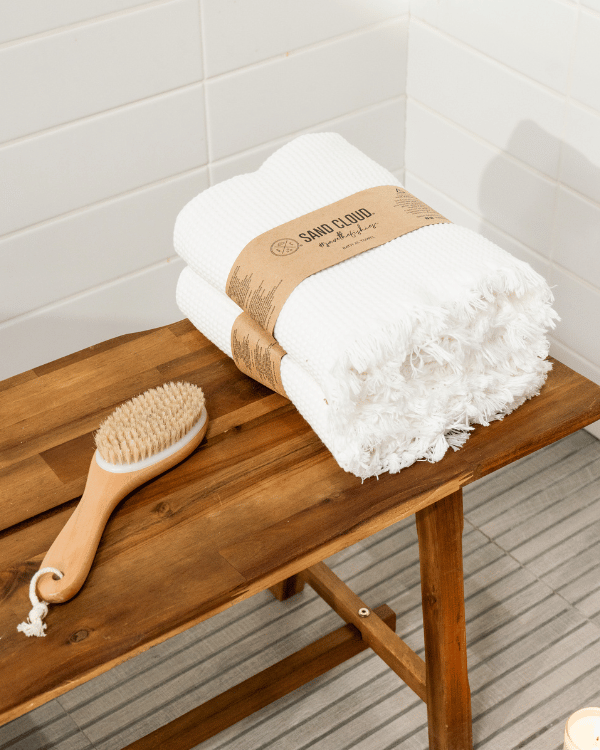 Micro Waffle XL Bath Bundle - White - Image 5