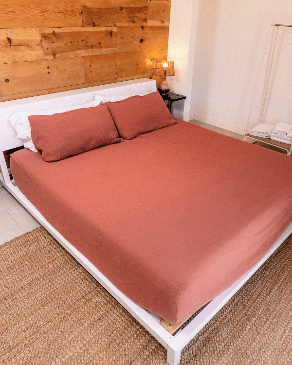 Sonoran Fitted Sheet - Terracotta - Image 5