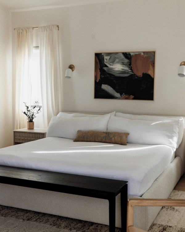 Sonoran Fitted Sheet - White - Image 5