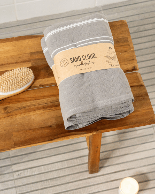 Classic Fringeless XL Bath Bundle - Grey - 2 Pack - Image 10