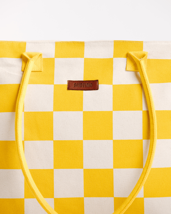 Checker Beach Tote - Image 7