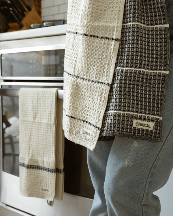 Alternative view of Cicely Waffle Kitchen Towel Bundle - Assorted 3 Pack