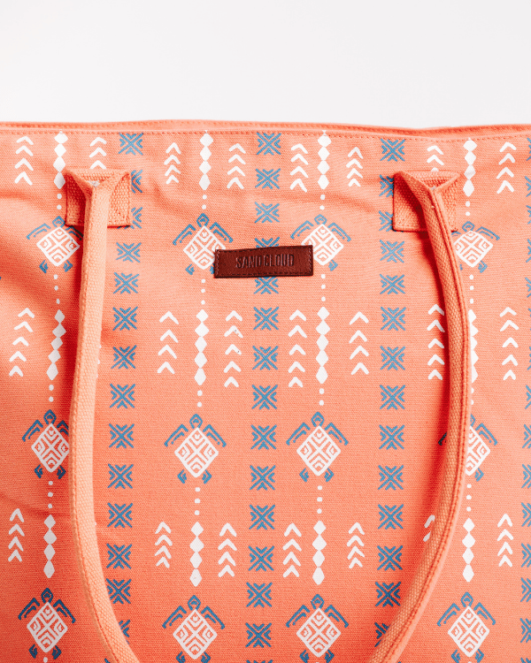 Diamond Mudcloth Beach Tote - Image 5