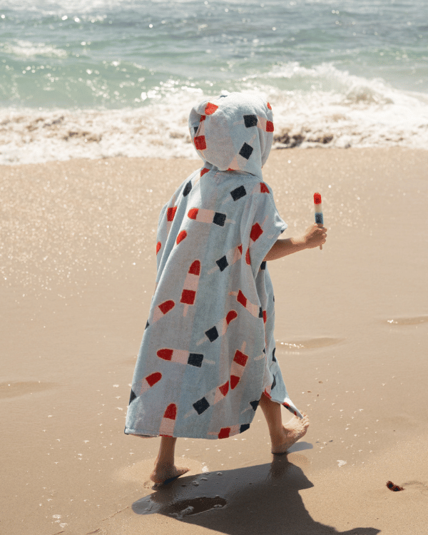 Popsicle Hooded Poncho Youth