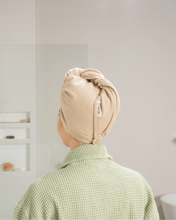 Alternative view of Terra Hair Towel - Sand