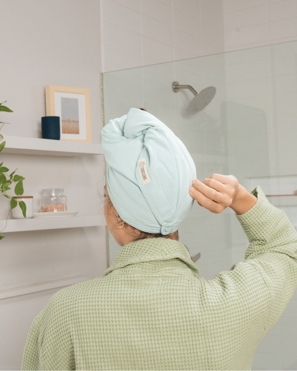 Terra Hair Towel - Seaglass - Image 4