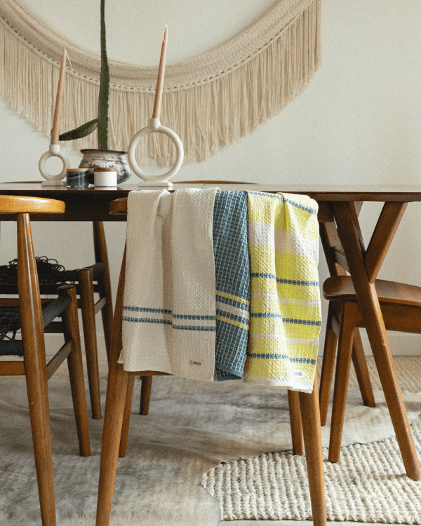 Alternative view of Verbena Waffle Kitchen Towel Bundle - Assorted 3 Pack