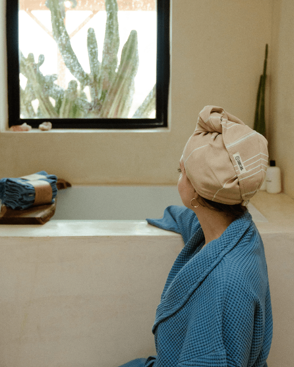 Alternative view of Classic Hair Towel - Sand