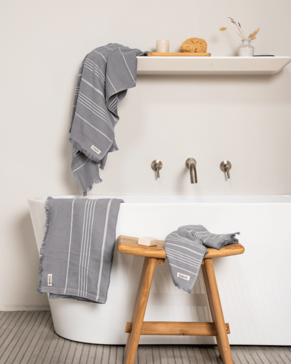 Alternative view of Classic XL Bath Bundle - Grey