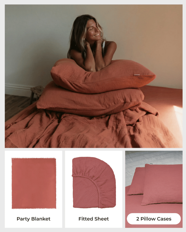 Dark Denim Bedding Set - King - Image 3