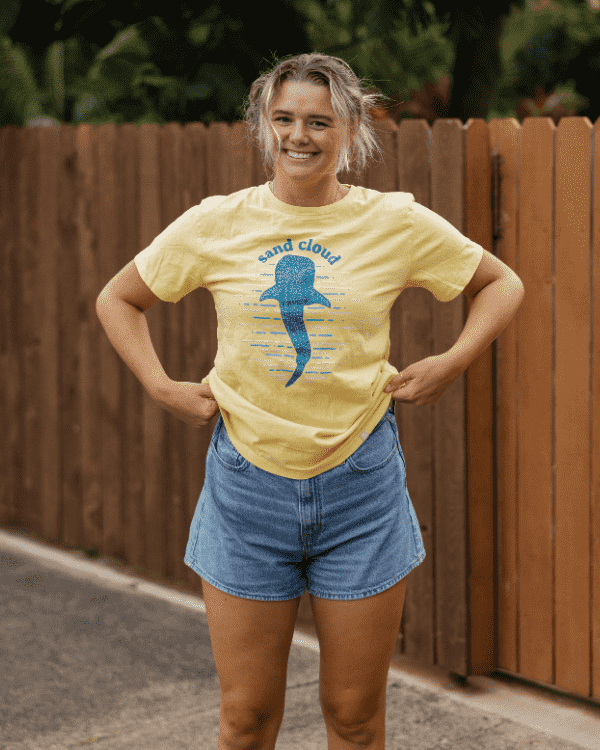 Spotted Shark SS Tee - Pastel Yellow