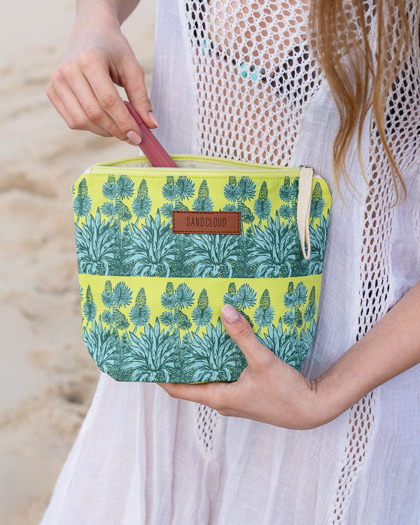 Alternative view of Agave Zipper Pouch