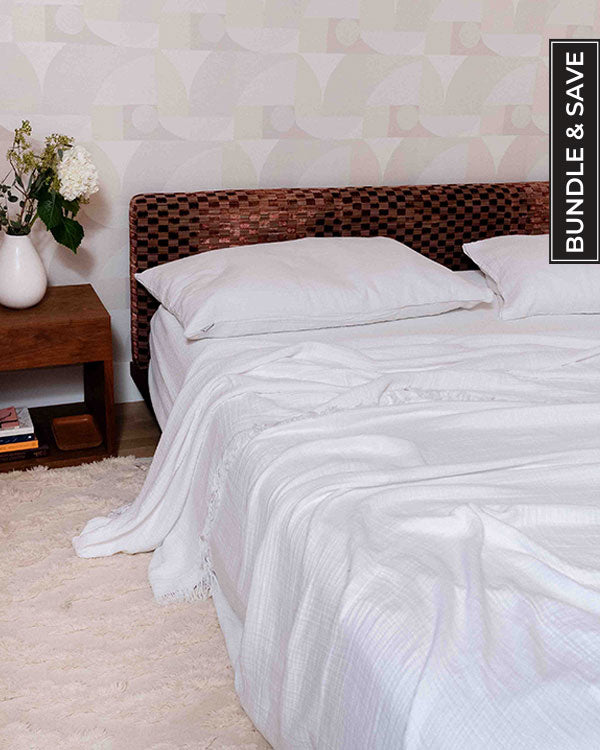 White Bedding Set - King