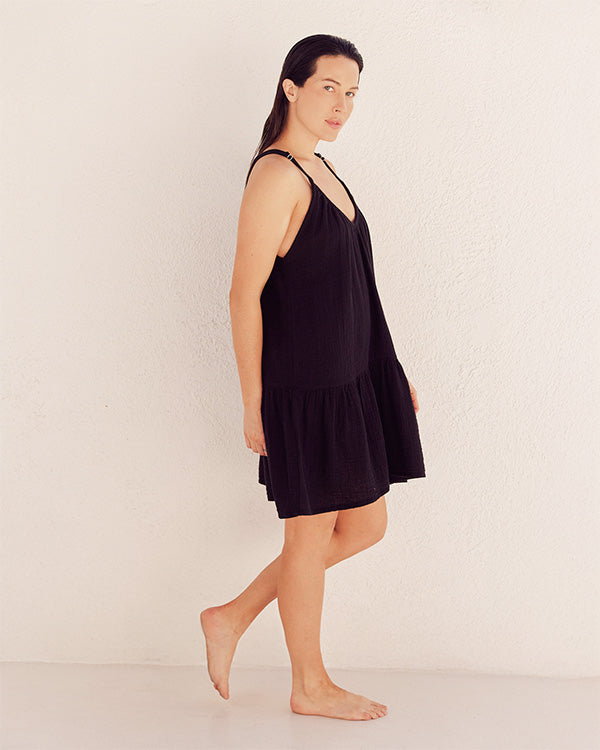 Baga Gauze Slip Dress - Image 9