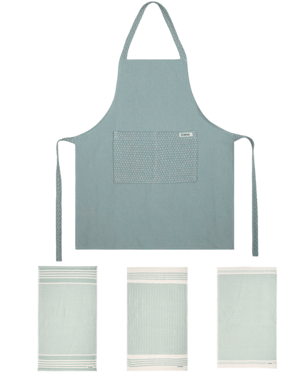 Tulipa Bundle - 1 Towels Set, 1 Apron