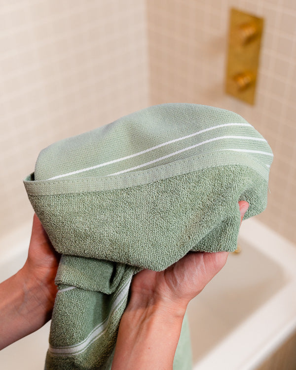 Classic Fringeless XL Bath Bundle - Sage - Image 9
