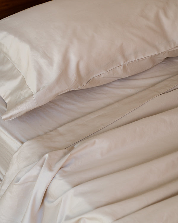 Luxe Sateen Sheet Set Beige - Image 10