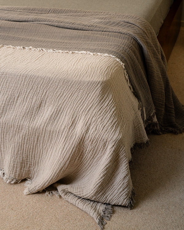 Alternative view of Senna Melange PARTY BLANKET - Beige - King