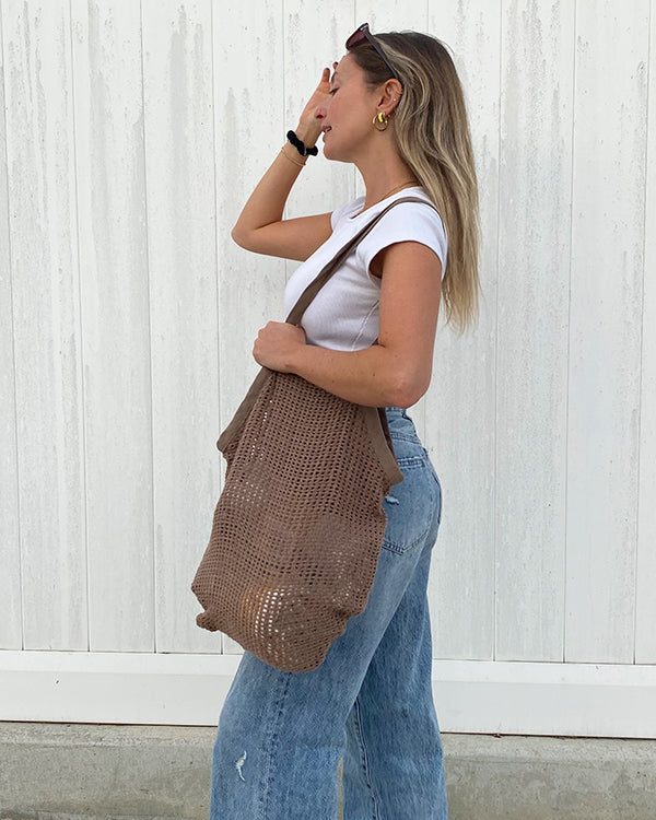 Alternative view of Net Market Bag Taupe