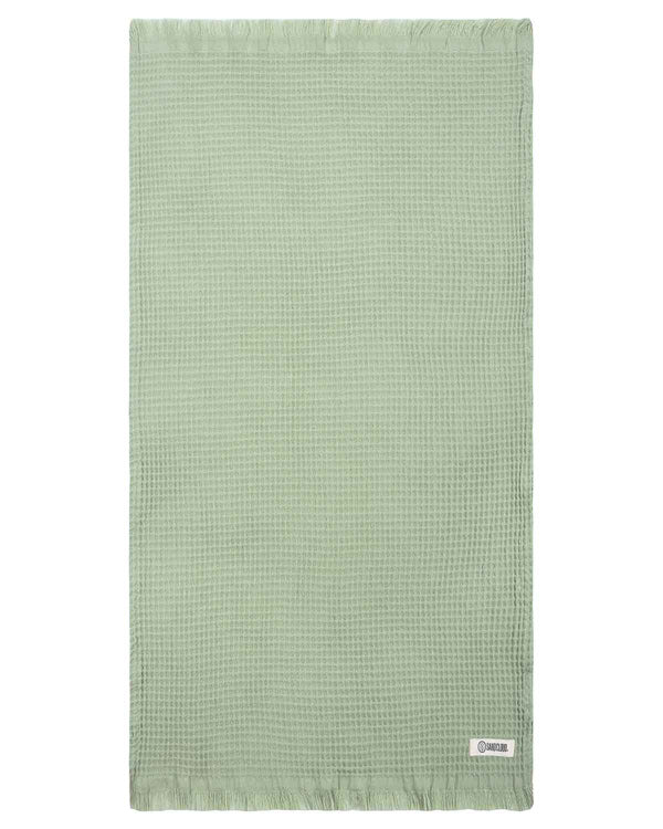 Micro Waffle XL Bath Bundle - Sage - Image 5
