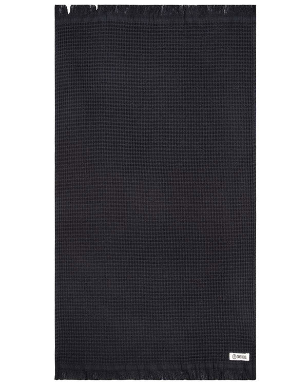 Micro Waffle XL Bath Bundle - Black - Image 5