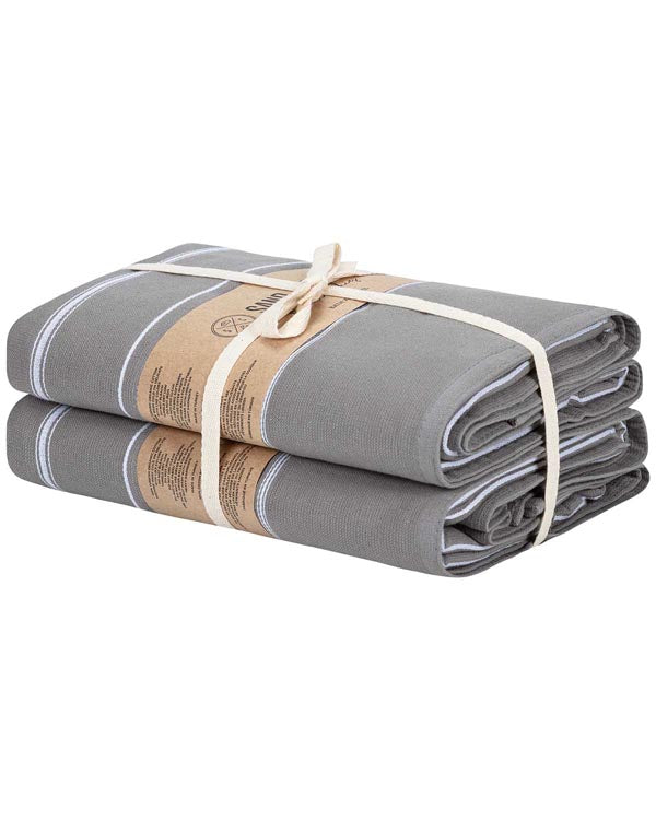 Classic Fringeless XL Bath Bundle - Grey - 2 Pack - Image 11