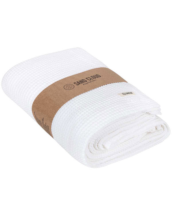 Micro Waffle Shower Curtain - Ivory - Image 3