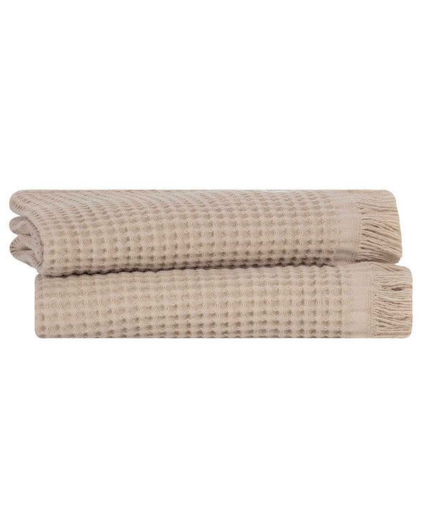 Alternative view of Micro Waffle Hand Bath Bundle - 2 Pack - Sand