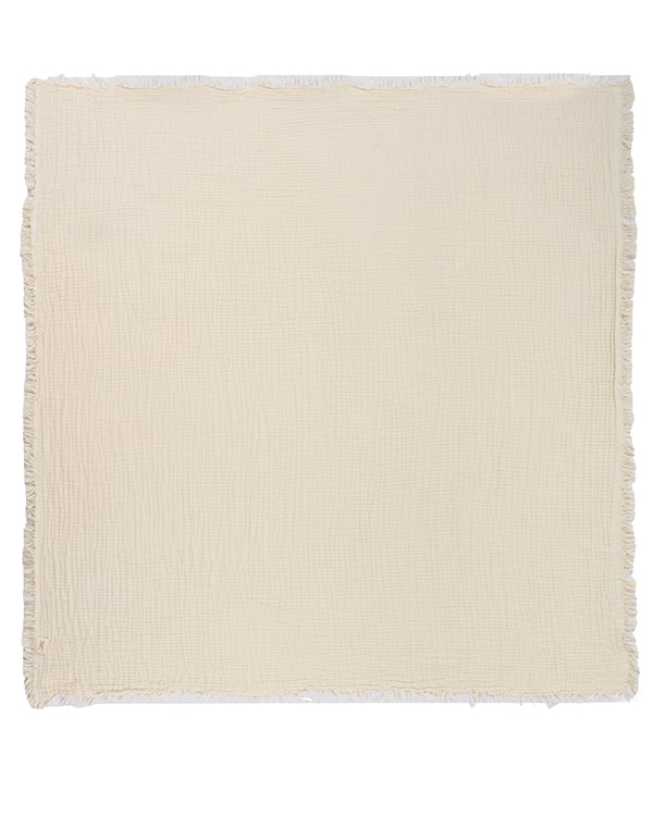 Little Fishies Gauze Receiving Blanket Set - 3 Pack - Natural / Beige / Warm Taupe - Image 16