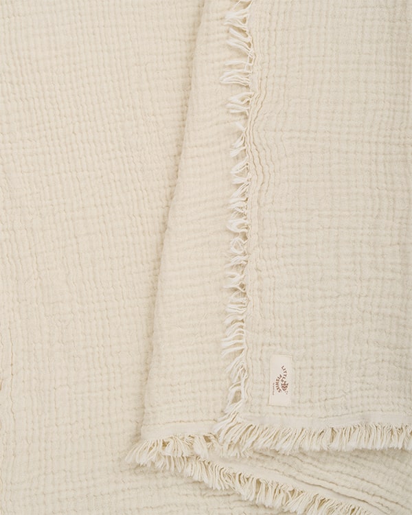 Little Fishies Gauze Receiving Blanket Set - 3 Pack - Natural / Beige / Warm Taupe - Image 10