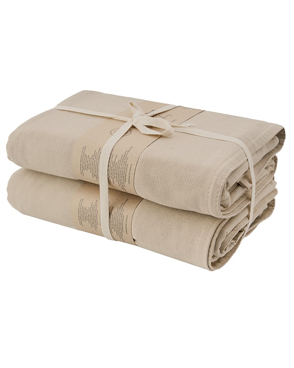 Terra Fringeless XL Bath Bundle - Sand - 2 Pack - Image 9