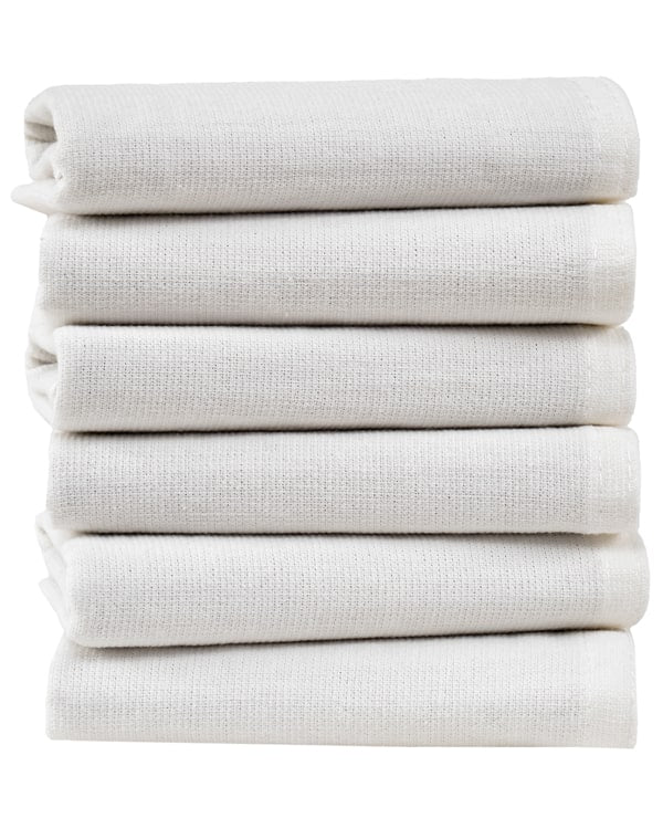 Terra Bath Washcloth Bundle - 6 Pack - Ivory - Image 3