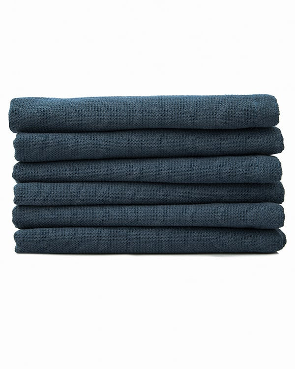 Terra Bath Washcloth Bundle - 6 Pack - Navy - Image 3