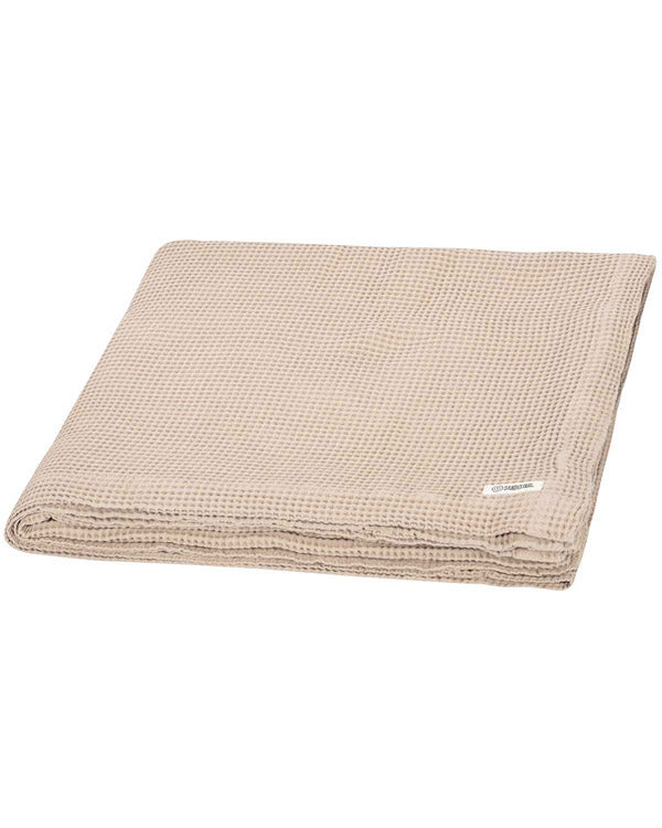 Micro Waffle Shower Curtain - Sand - Image 4