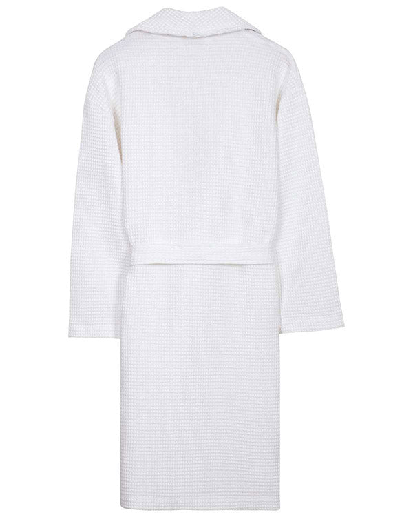 Micro Waffle Robe - Frost White - Image 3