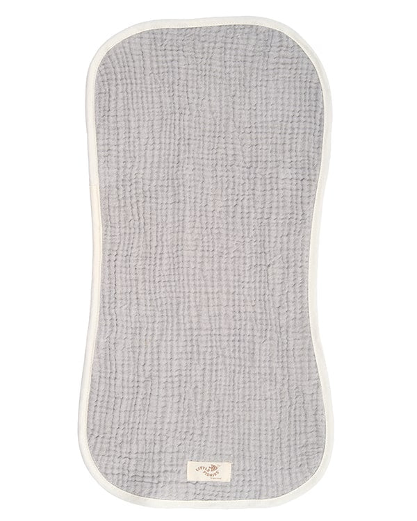 Little Fishies Gauze Burping Cloth Bundle - 3 Pack - Sage / Grey / Navy - Image 6