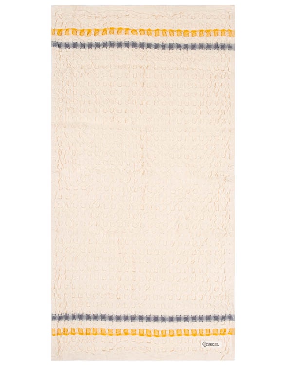 Saffron Stripe Bundle - 1 Towels Set, 1 Apron - Image 4