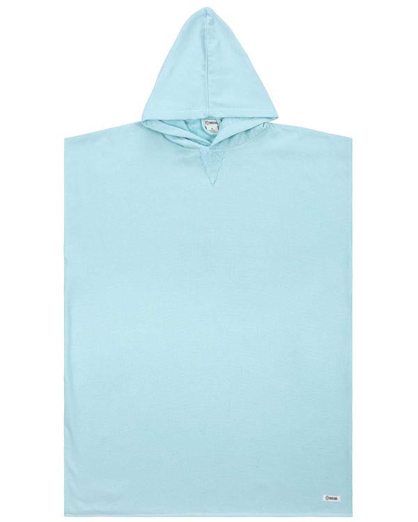 Terra Hooded Poncho - Seaglass