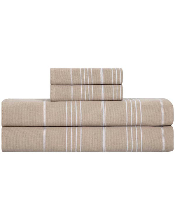 Classic Fringeless XL Bath Bundle - Sand