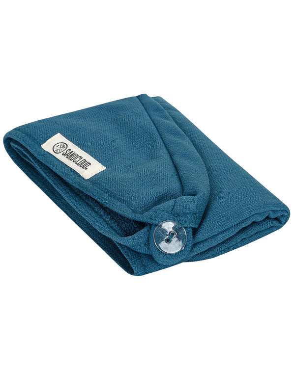 Terra Hair Towel - Teal Blue - Image 4