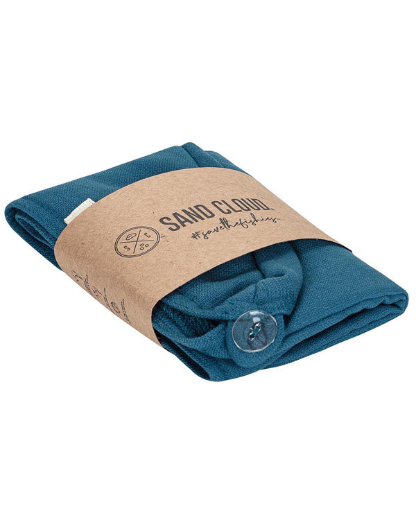 Terra Hair Towel - Teal Blue - Image 3